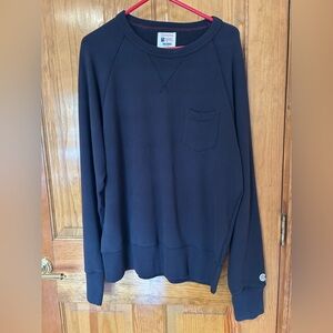Todd Snyder x Champion Collaboration Men's Black Crewneck Sweatshirt